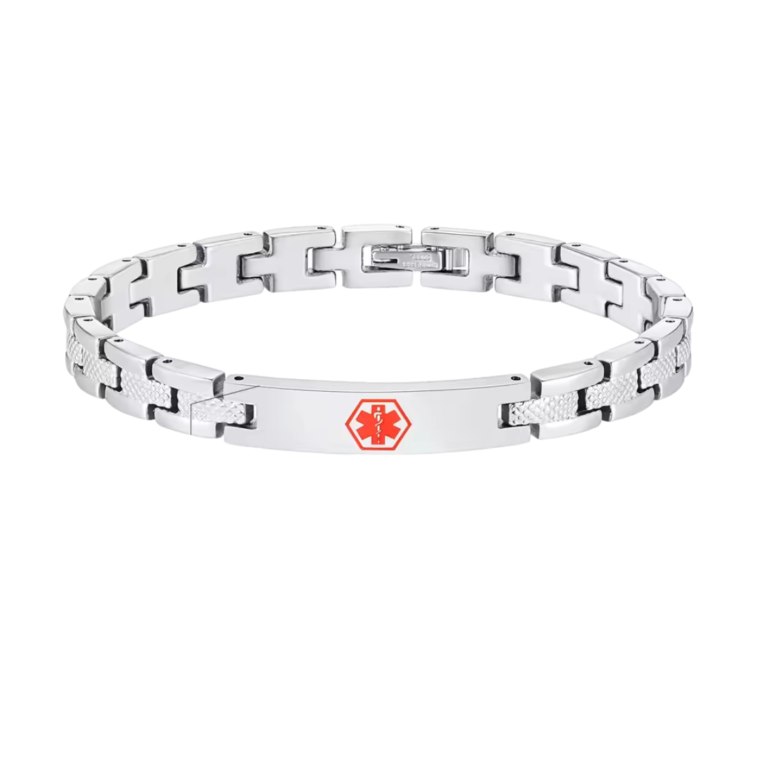 AuraMed Chiclet Medical ID Bracelet