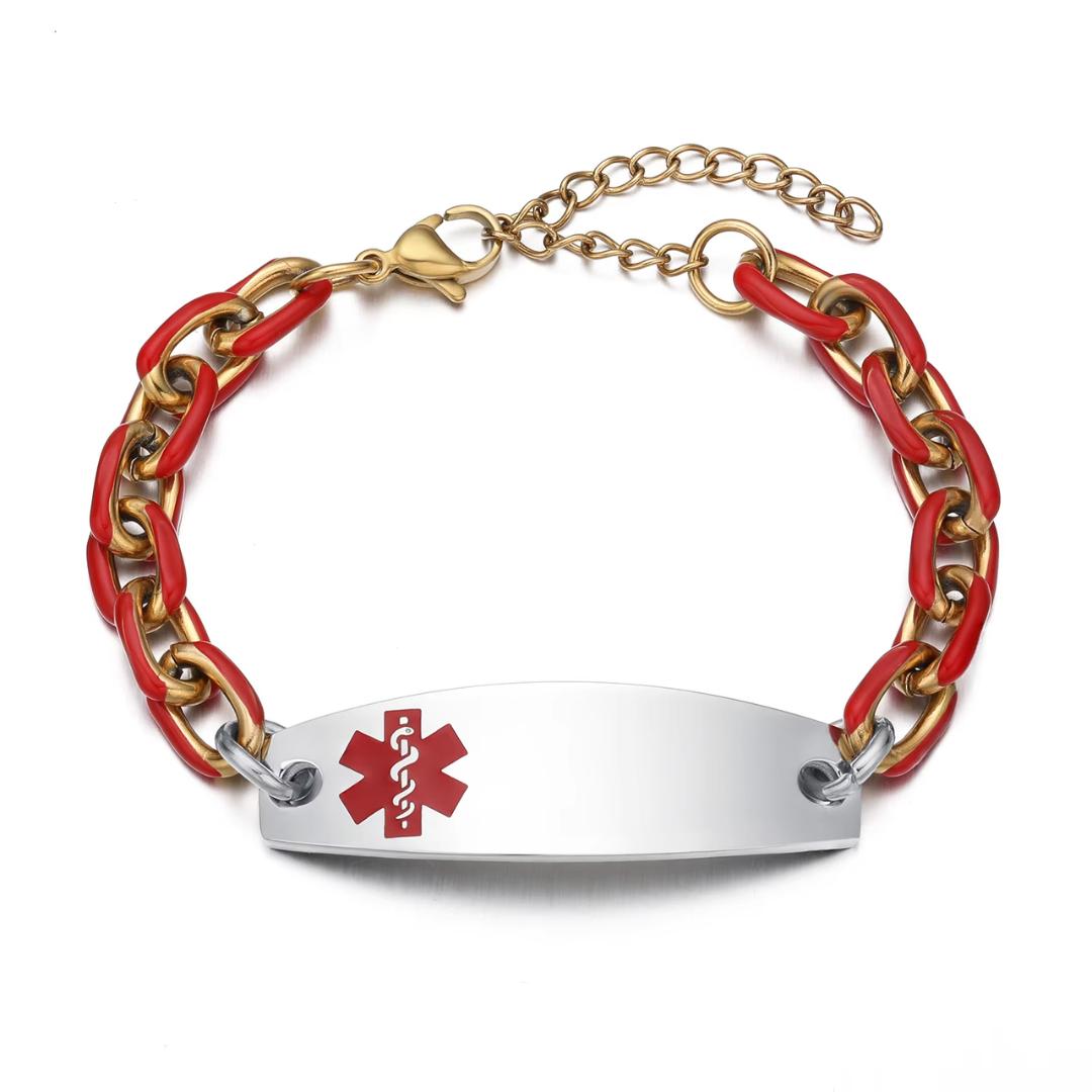 Aurelia Link Medical ID Bracelet-Medical ID Bracelet-Auswara