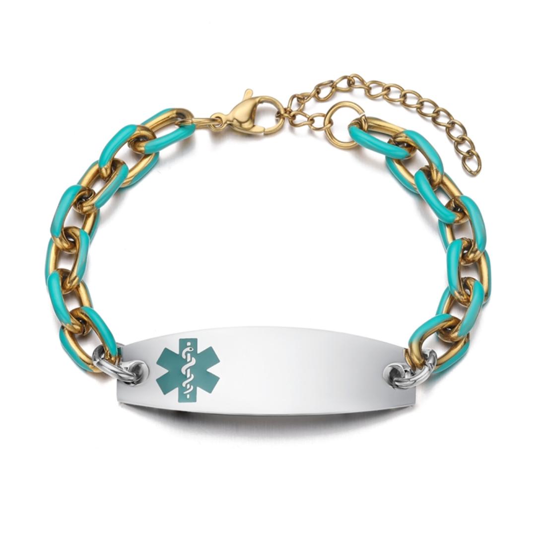 Aurelia Link Medical ID Bracelet-Medical ID Bracelet-Auswara