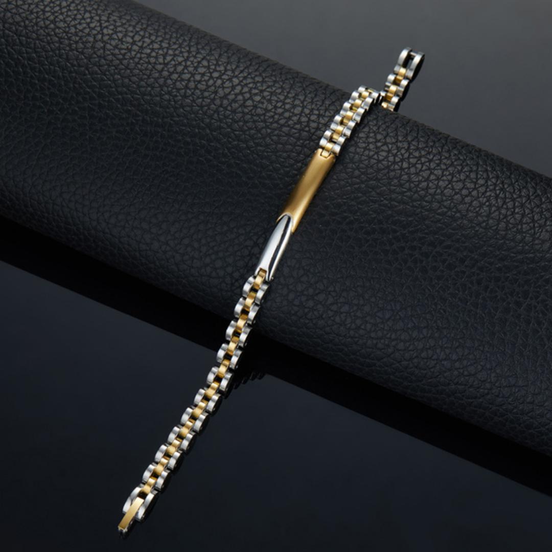 Aureon Link Personalised Bracelet-Personalised Bracelet-Auswara