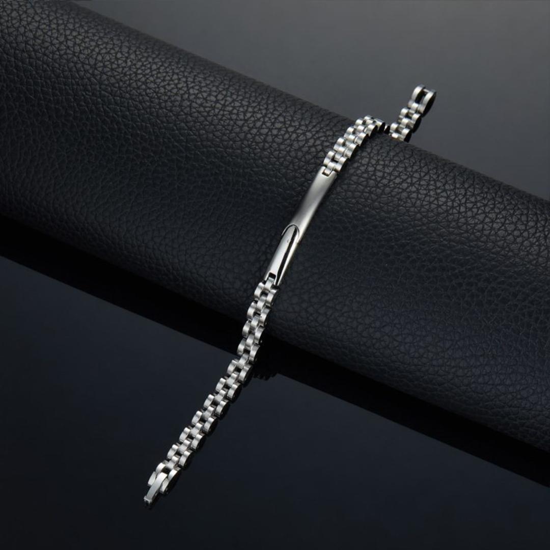 Aureon Link Personalised Bracelet-Personalised Bracelet-Auswara