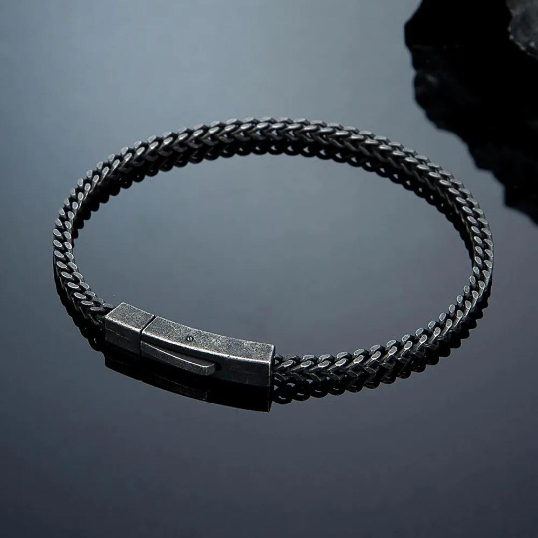 Axiom Personalised Stainless Steel Bracelet-Personalised Bracelet-Auswara
