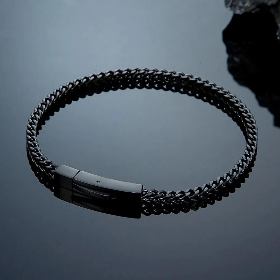 Axiom Personalised Stainless Steel Bracelet-Personalised Bracelet-Auswara
