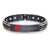 Black & Gold Stripe Medical Bracelet-Medical ID Bracelet-Auswara