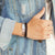 Black Leather Medical Alert ID Bracelet-Medical ID Bracelet-Auswara