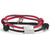 Black & Maroon Personalised Engraved Magnetic Couple Bracelet Set-Couple Bracelet-Auswara