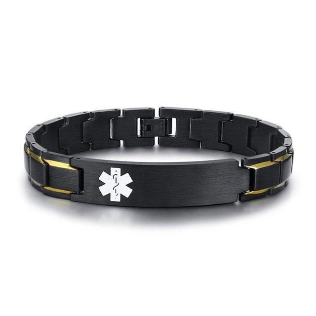 Implanted Defibrillator UltraSlim Designer Medical Alert ID Bracelet :  Amazon.in: Jewellery