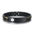 Black Medical Alert Bracelet-Medical ID Bracelet-Auswara