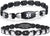Black & Silver Heart-Link Medical ID Bracelet-Medical ID Bracelet-Auswara