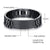Black Stainless Steel Men’s Bracelet with Engraving (Old Template)-Personalised Bracelet-Auswara