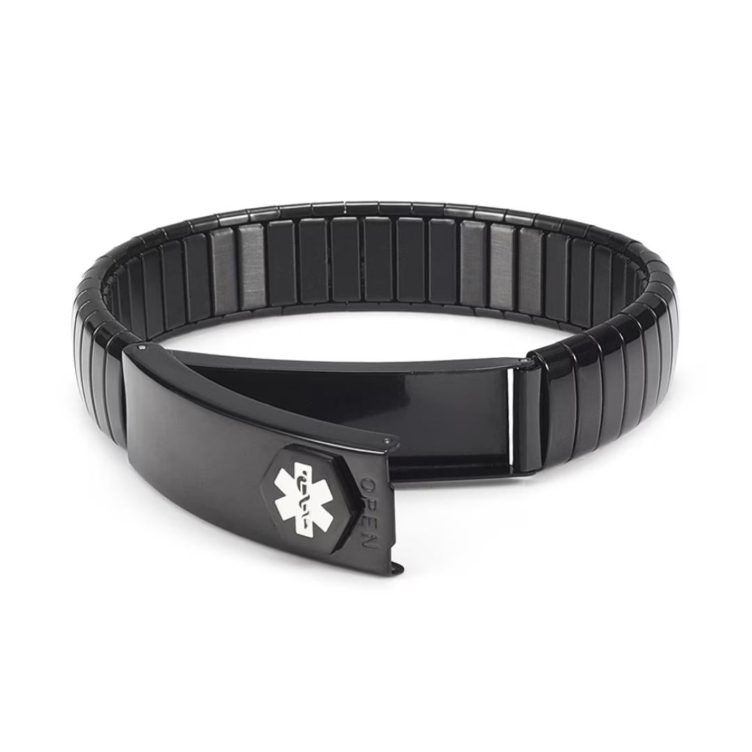 Black Vault Medical ID Bracelet-Medical ID Bracelet-Auswara