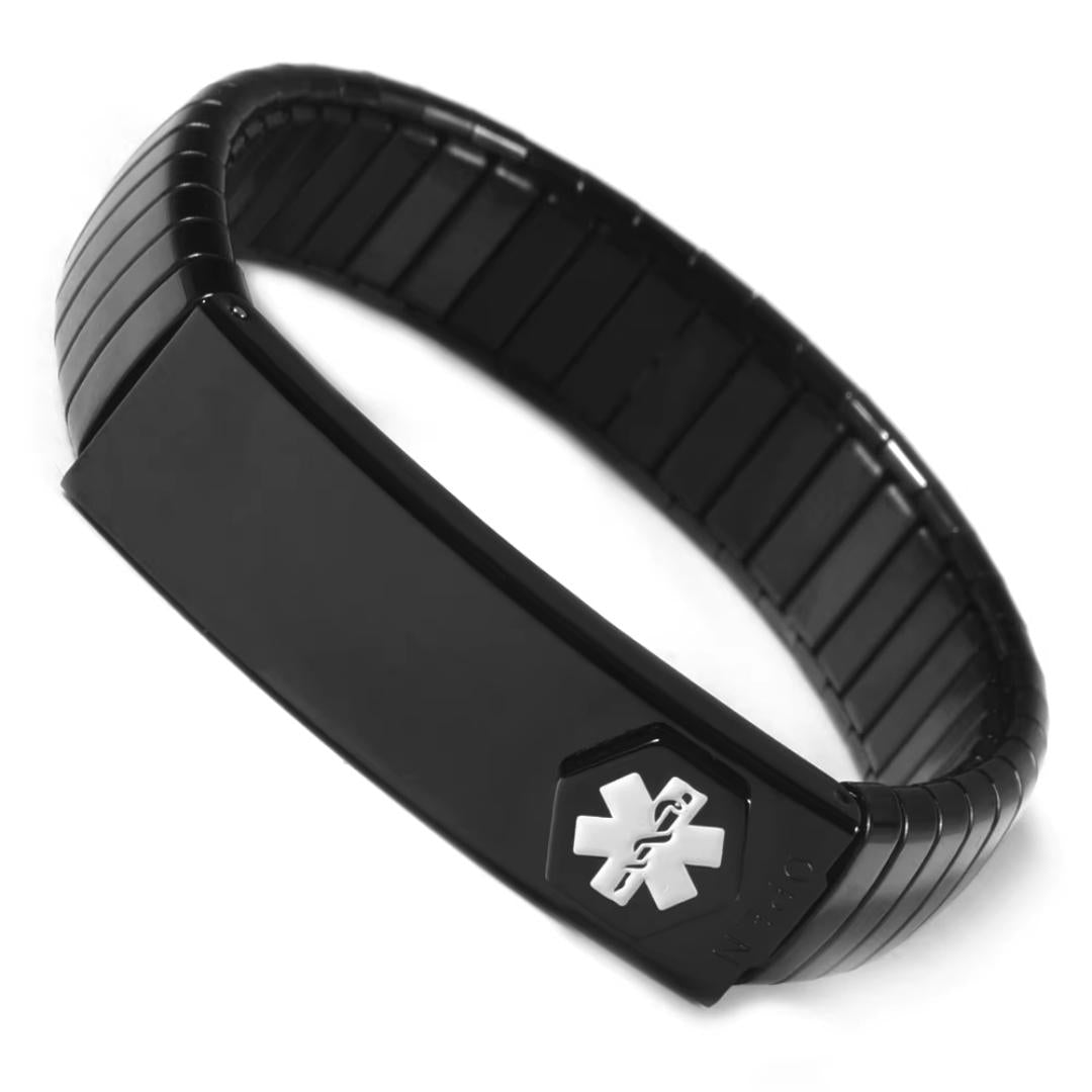 Black Vault Medical ID Bracelet-Medical ID Bracelet-Auswara