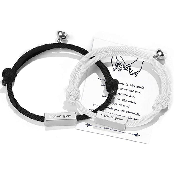Magnetic discount matching bracelets