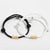 Black & White Personalised Engraved Magnetic Couple Bracelet Set-Couple Bracelet-Auswara
