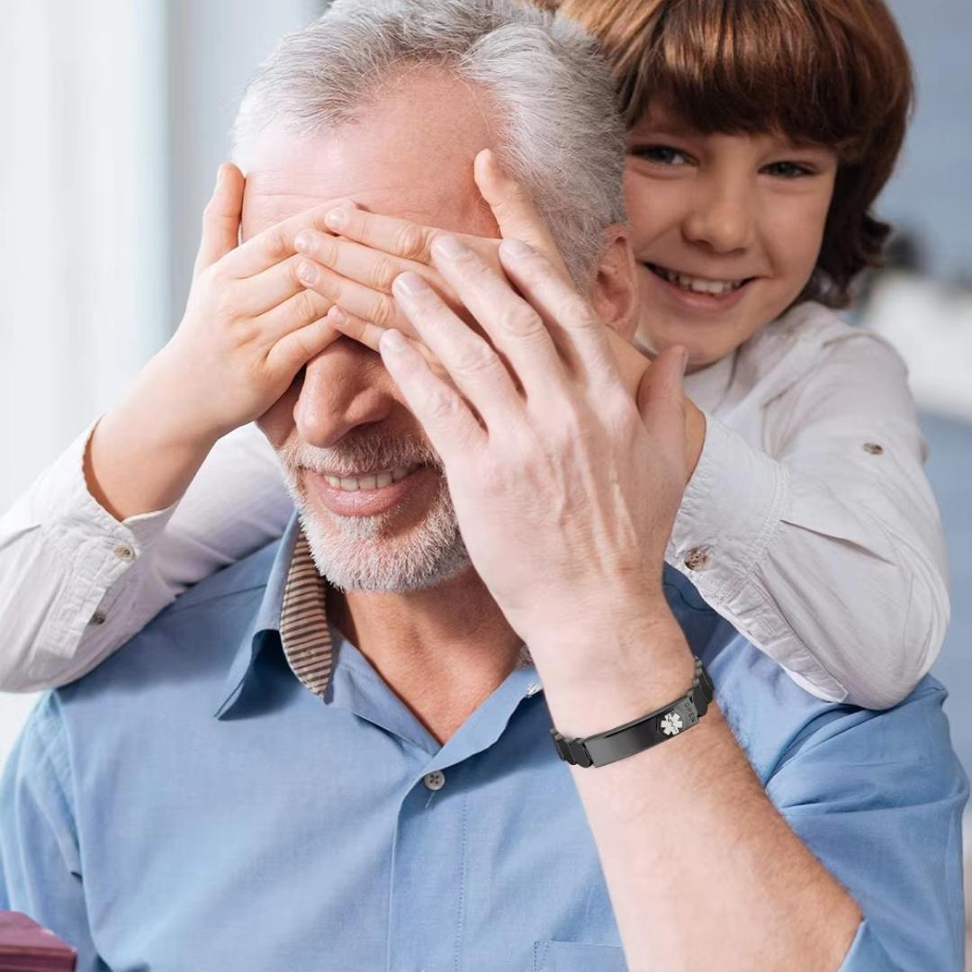 BlackVault Medical ID Bracelet-Medical ID Bracelet-Auswara