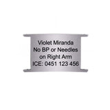 BloomFlex Personalised Medical ID Bracelet-Medical ID Bracelet-Auswara