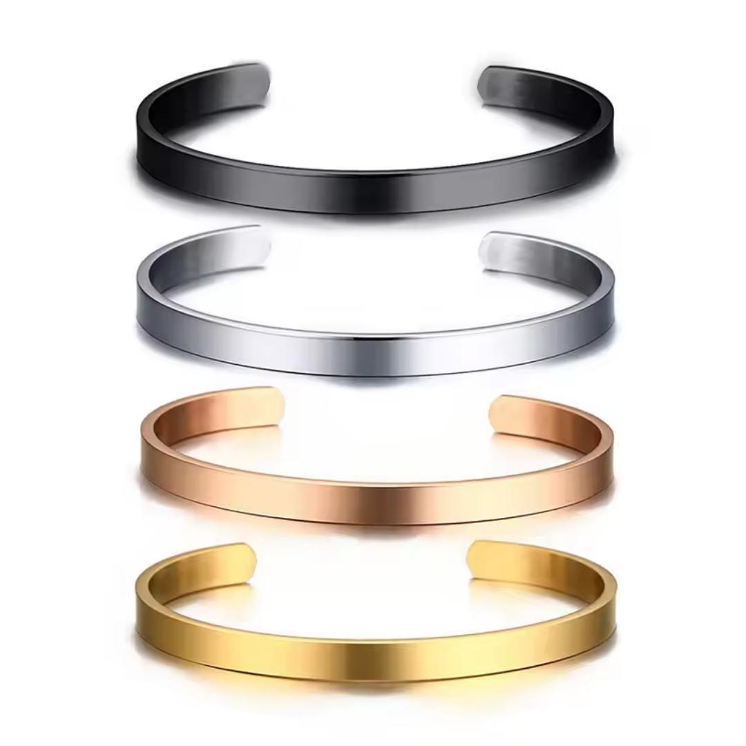 BoldEdge Personalised Cuff-Personalised Bracelet-Auswara