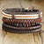 Brown Multilayer Bracelet Set-Set Bracelet-Auswara