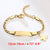 Children’s Gold Colour ID Bracelet with Butterfly Charm