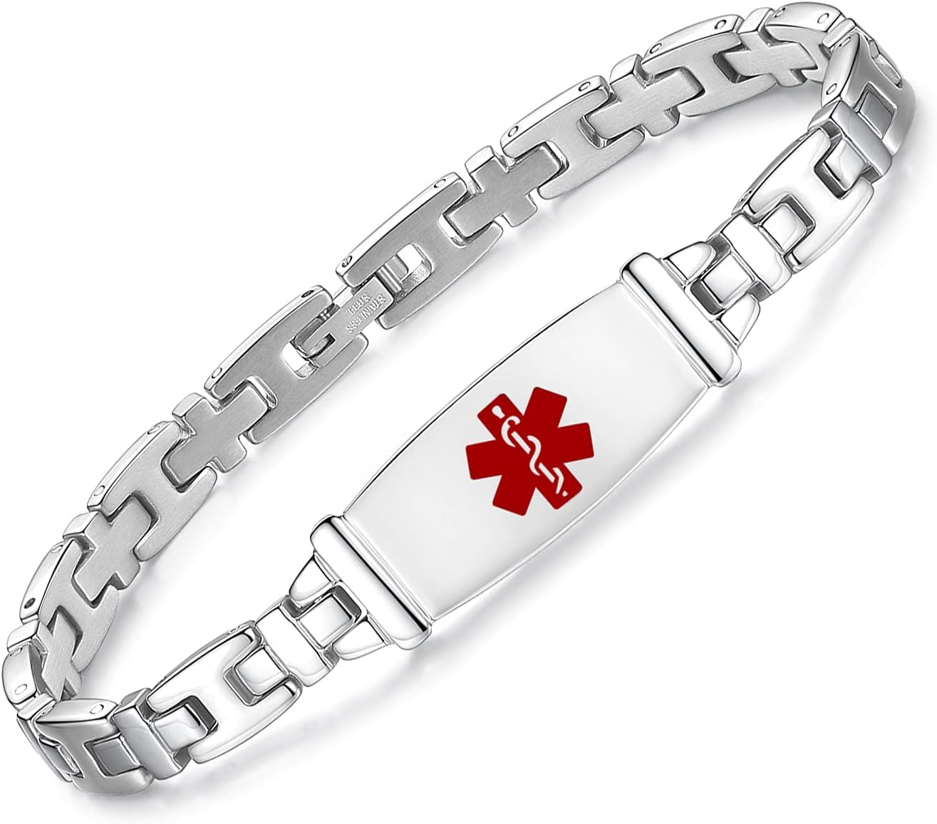 Classic Silver Medical ID Bracelet-Medical ID Bracelet-Auswara