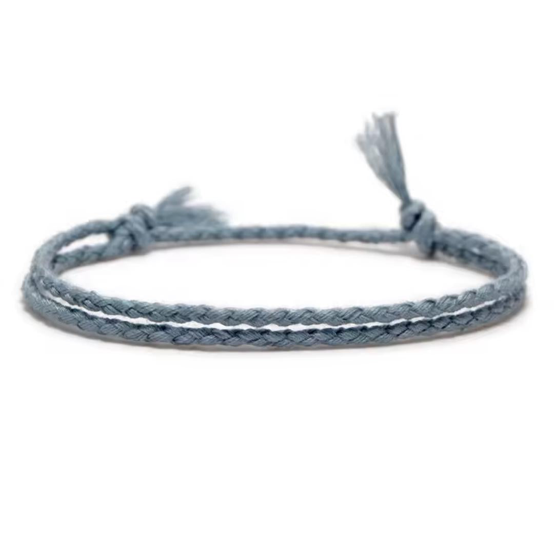 Coastal Mist Braided Bracelet-Rope Bracelet-Auswara