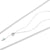 Coloured Zirconia Heart and Cross Pendant Necklace in Sterling Silver-Cross Necklace-Auswara