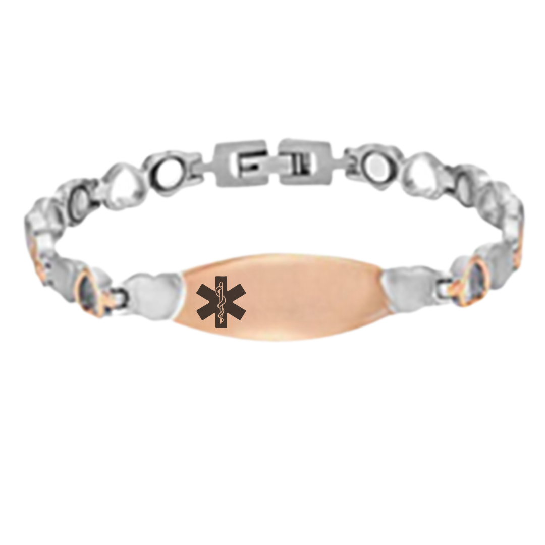 (Copy) HeartSafe Luxe Medical ID Bracelet-Medical ID Bracelet-Auswara