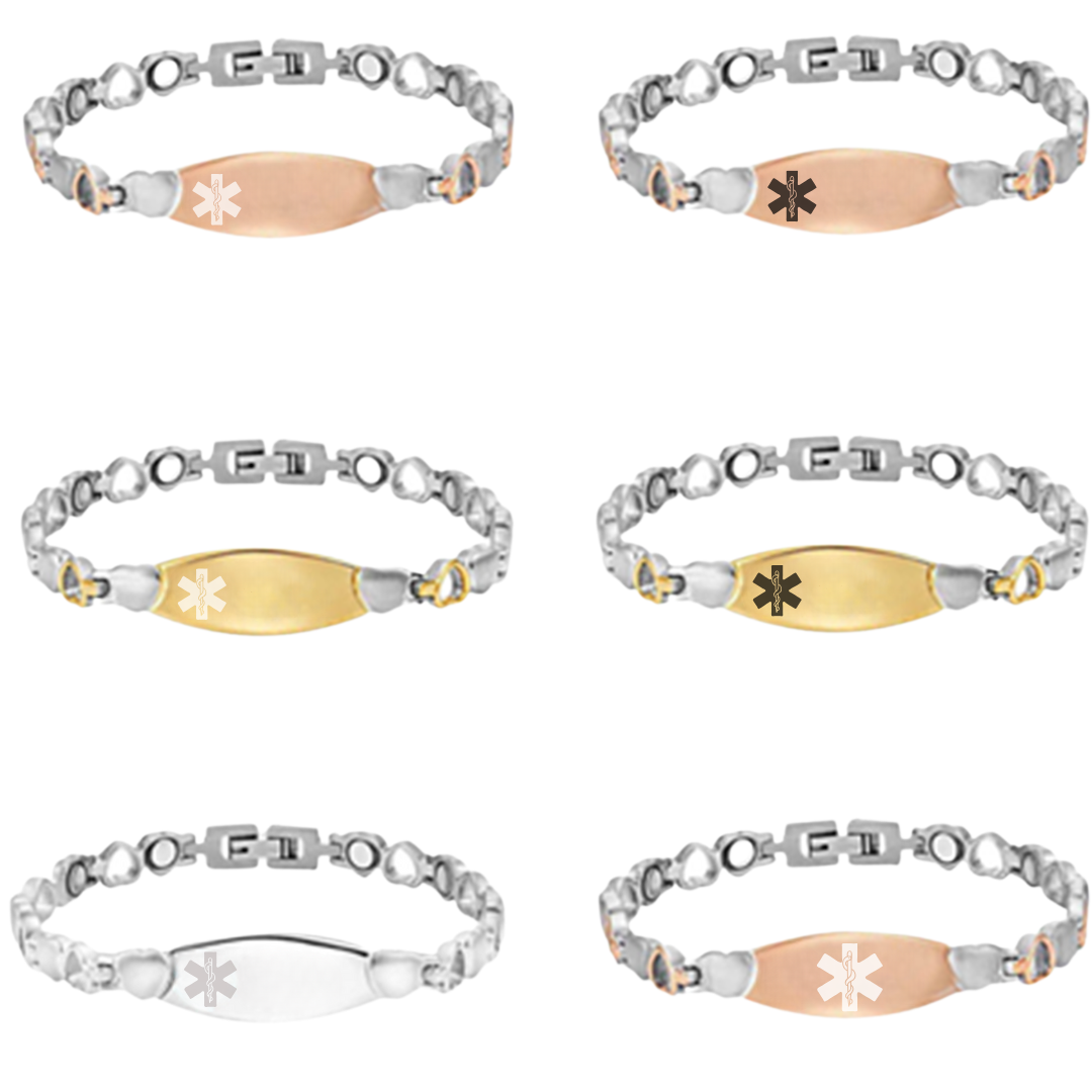 (Copy) HeartSafe Luxe Medical ID Bracelet-Medical ID Bracelet-Auswara