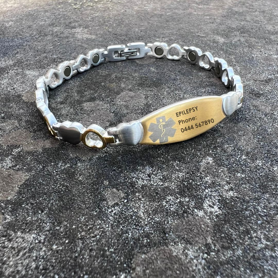 (Copy) HeartSafe Luxe Medical ID Bracelet-Medical ID Bracelet-Auswara