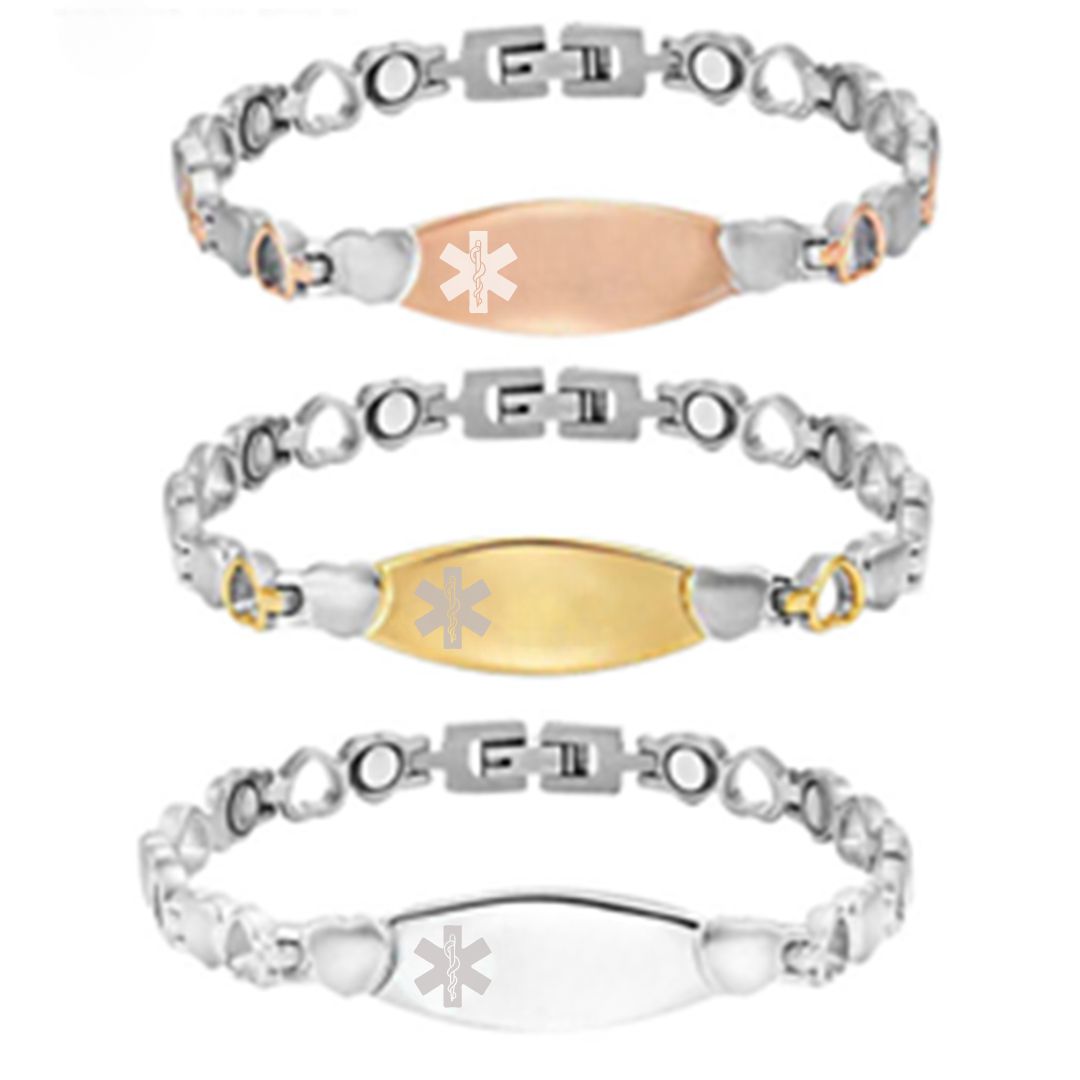 (Copy) HeartSafe Luxe Medical ID Bracelet-Medical ID Bracelet-Auswara