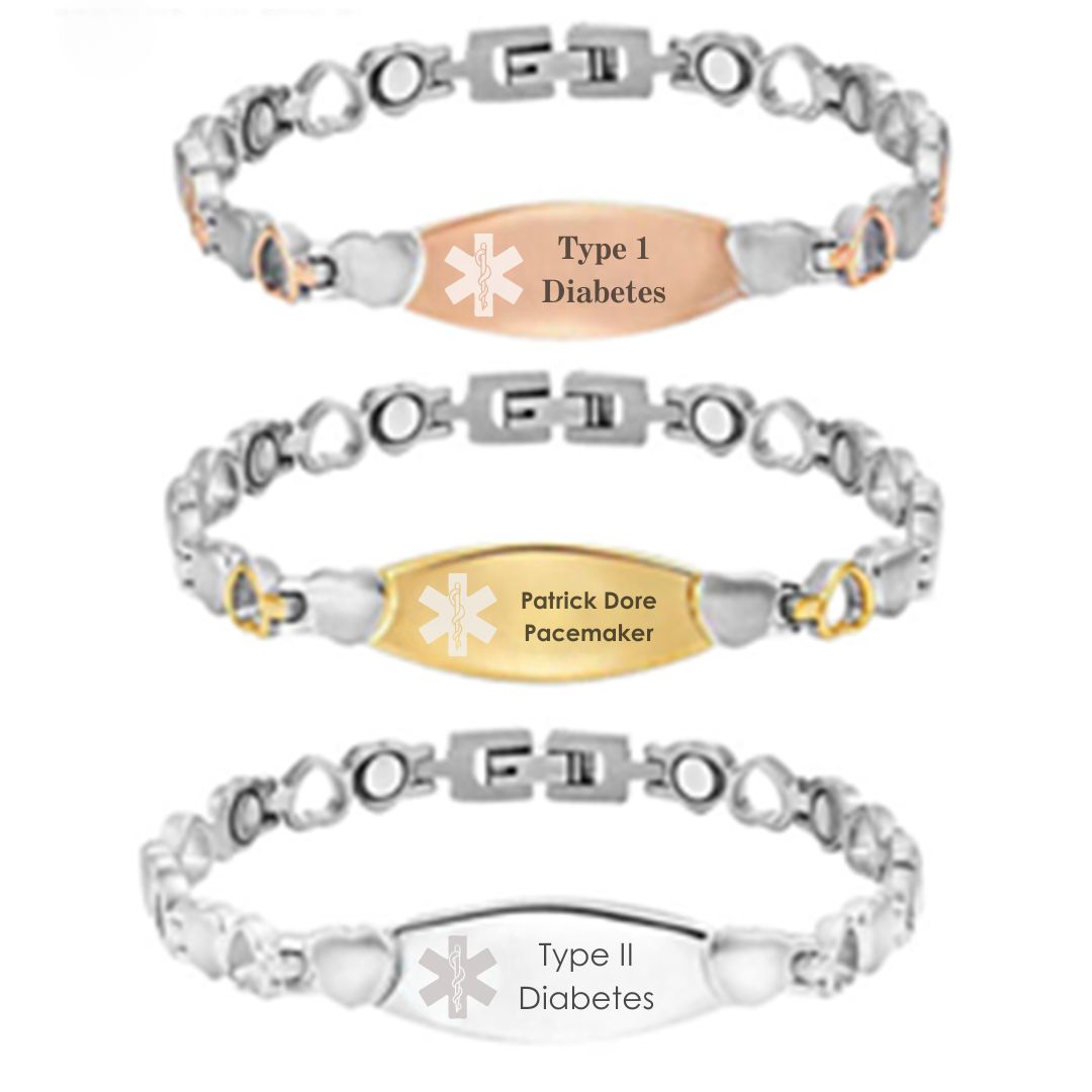 (Copy) HeartSafe Luxe Medical ID Bracelet-Medical ID Bracelet-Auswara