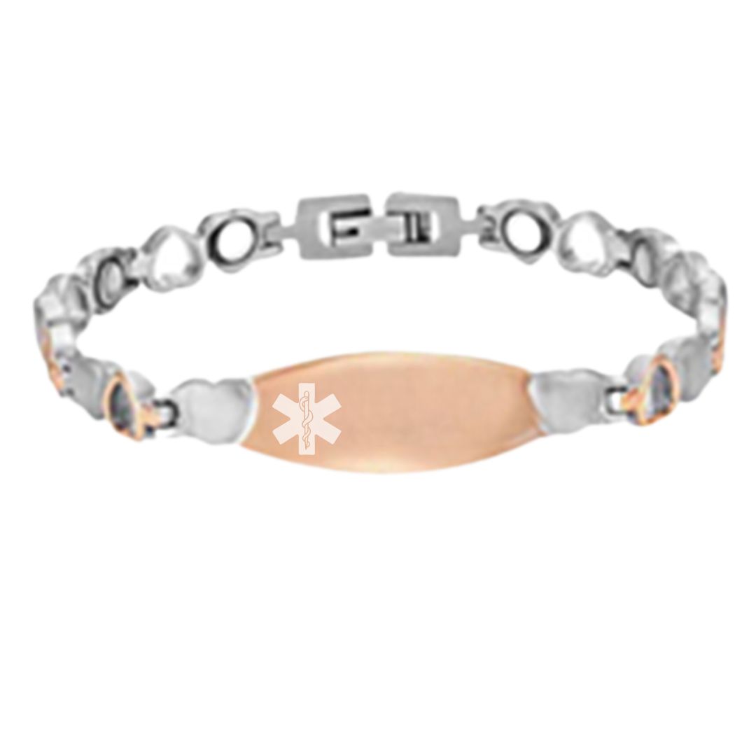 (Copy) HeartSafe Luxe Medical ID Bracelet-Medical ID Bracelet-Auswara