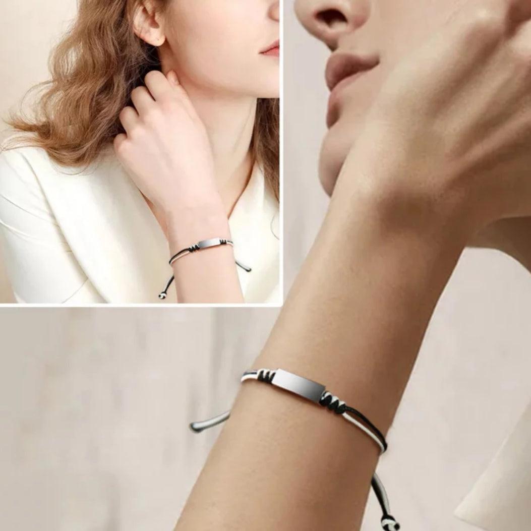 Couple Personalised Matching Rope Bracelets-Couple Bracelet-Auswara