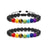 Couples Chakra Beaded Bracelets-Couple Bracelet-Auswara