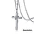 Cross Pendant Couple Necklace-Cross Necklace-Auswara
