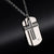 Cross and Dog Tag Necklace with Cubic Zirconia-Cross Necklace-Auswara