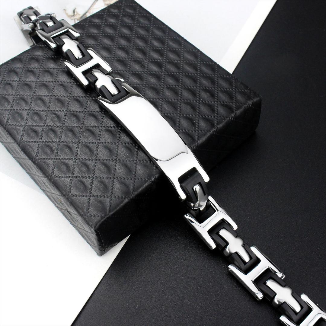 CrossBound Personalised Men Bracelet-Personalised Bracelet-Auswara