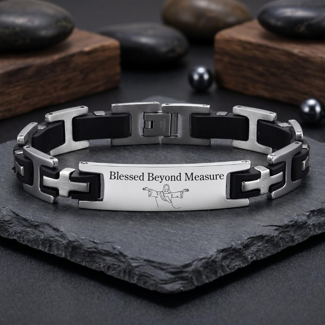 CrossBound Personalised Men Bracelet-Personalised Bracelet-Auswara