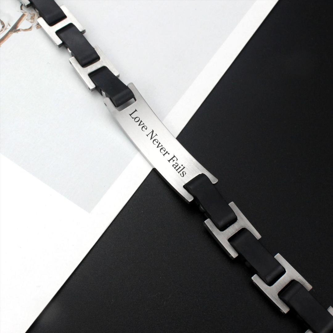 CrossBound Personalised Men Bracelet-Personalised Bracelet-Auswara