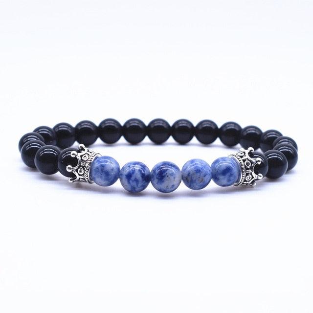 Crown Beaded Bracelet-Couple Bracelet-Auswara