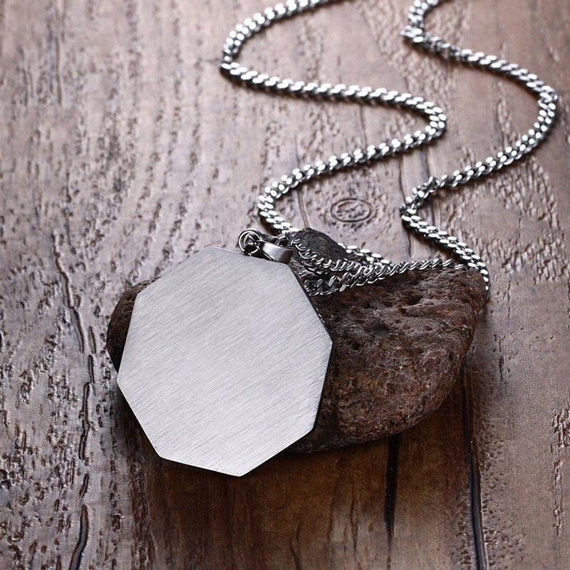 Custom Engraved Medical ID Necklace-Medical Necklace-Auswara