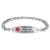 Custom Medical Alert ID Chain Bracelet-Medical ID Bracelet-Auswara