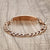 Custom Rose Gold Medical Alert ID Chain Bracelet-Medical ID Bracelet-Auswara