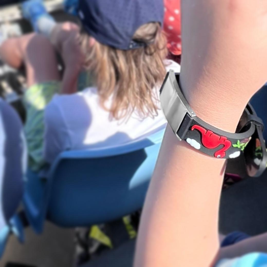 Dinosaur Kids Anti Lost ID Bracelet-Identification Bracelet-Auswara