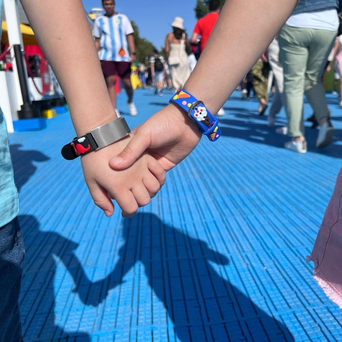 Dinosaur Kids Anti Lost ID Bracelet-Identification Bracelet-Auswara