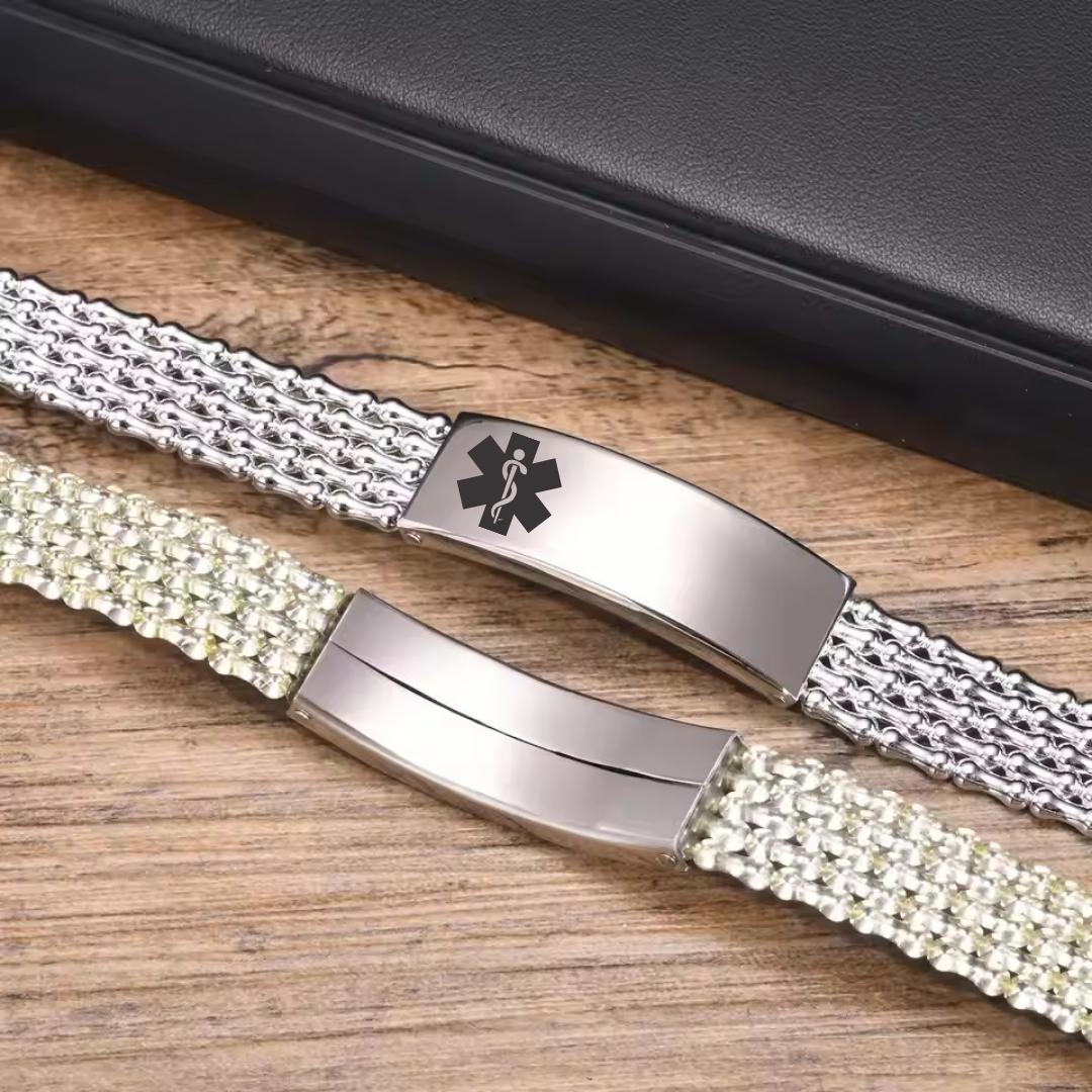 DualGuard Medical ID Bracelet-Medical ID Bracelet-Auswara