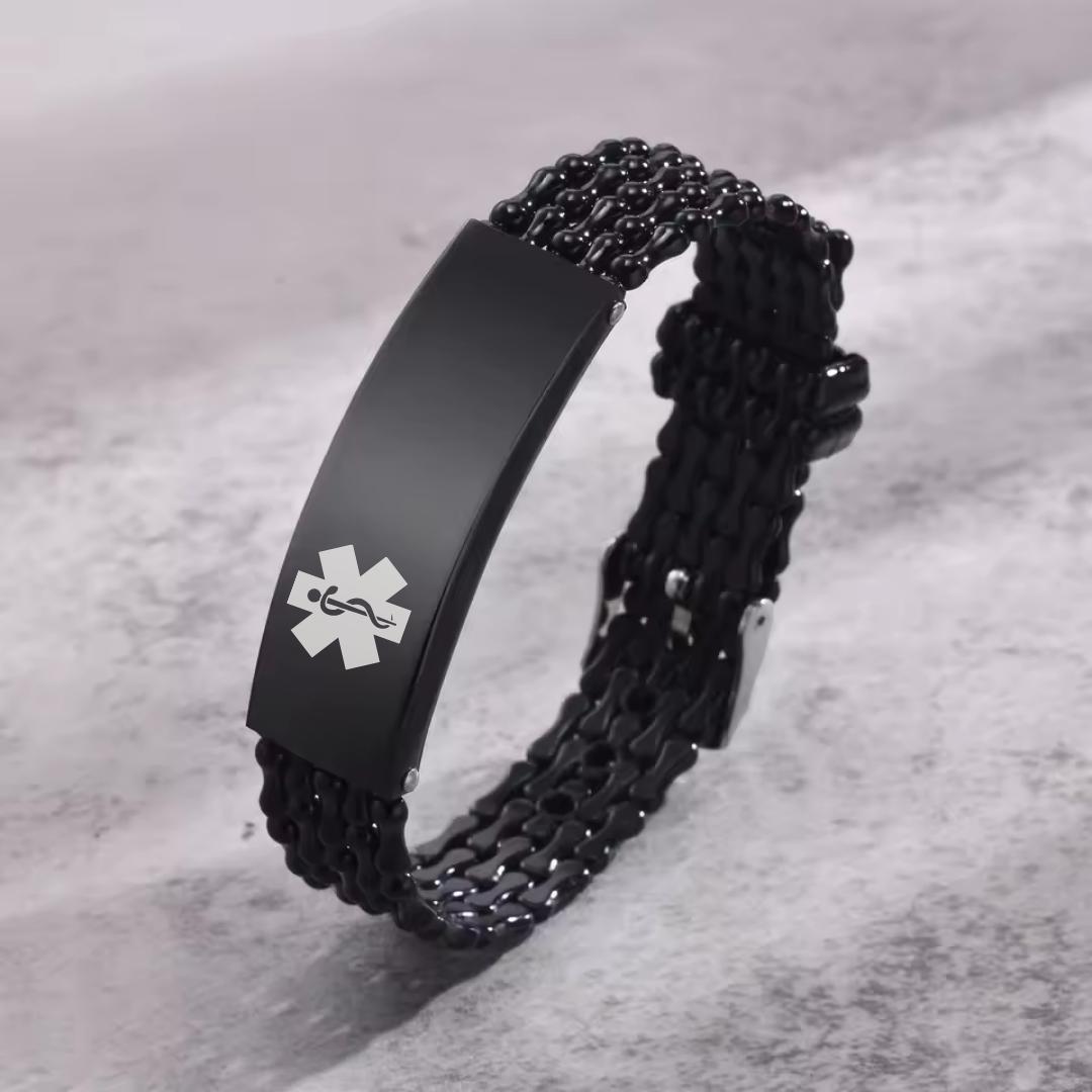 DualGuard Medical ID Bracelet-Medical ID Bracelet-Auswara