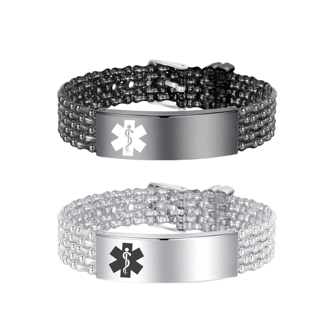 DualGuard Medical ID Bracelet-Medical ID Bracelet-Auswara
