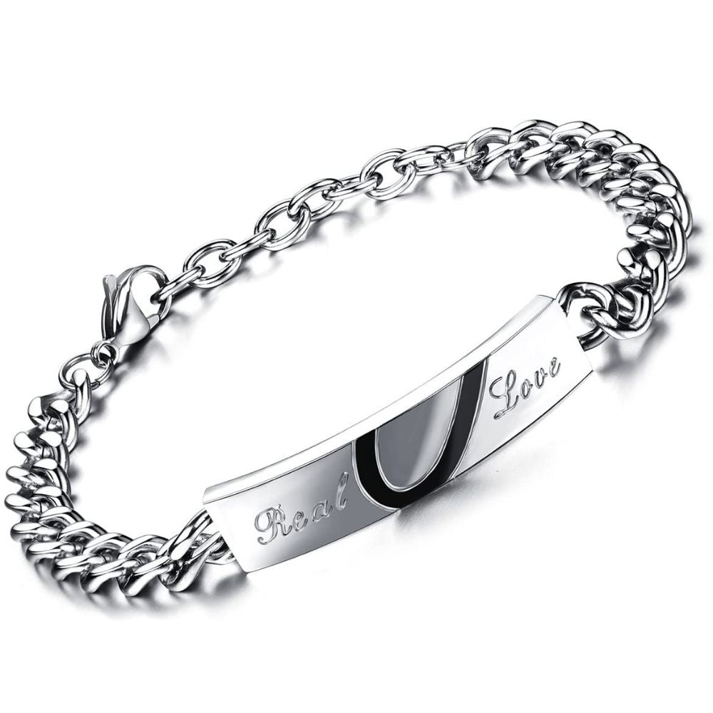 Duo Couple Chain Bracelets-Couple Bracelet-Auswara