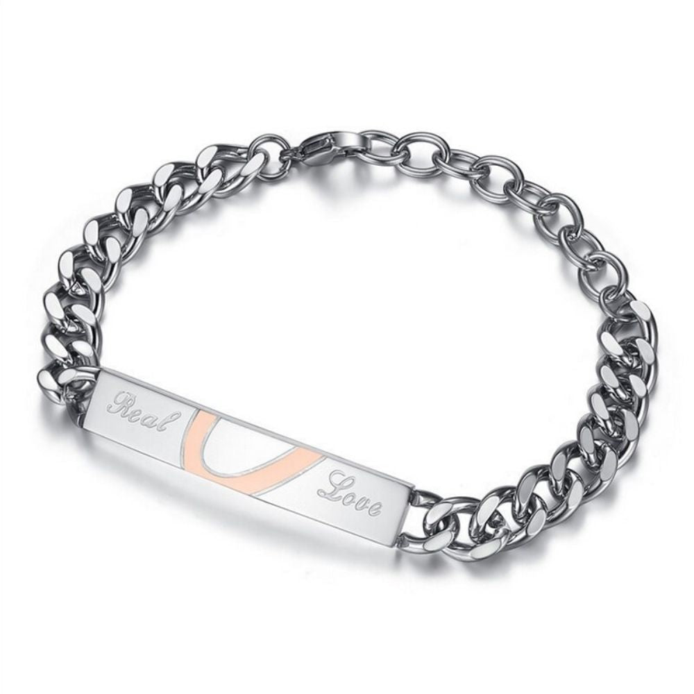 Duo Couple Chain Bracelets-Couple Bracelet-Auswara